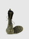 Botas com Atacadores em Khaki